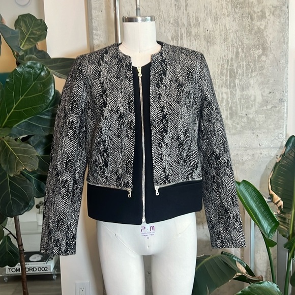 Black and White Sandro Jacket - Picture 1 of 12